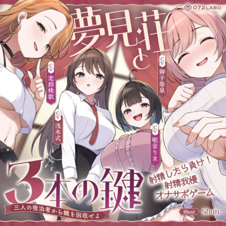 今回は3本の鍵を集めるゲームです